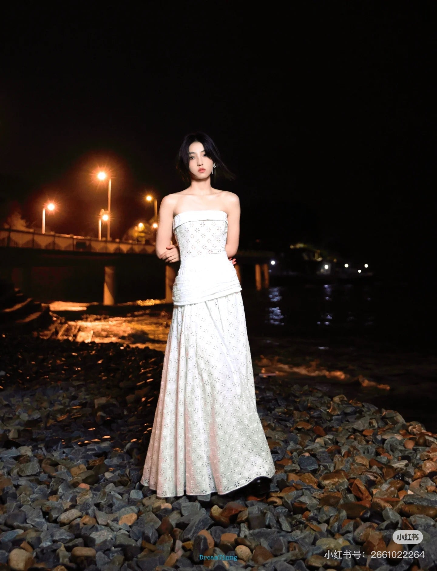 Chan 25ss embroidered dress