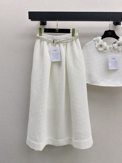 Chan 25ss woven skirt