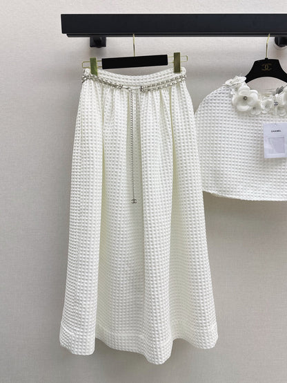 Chan 25ss woven skirt