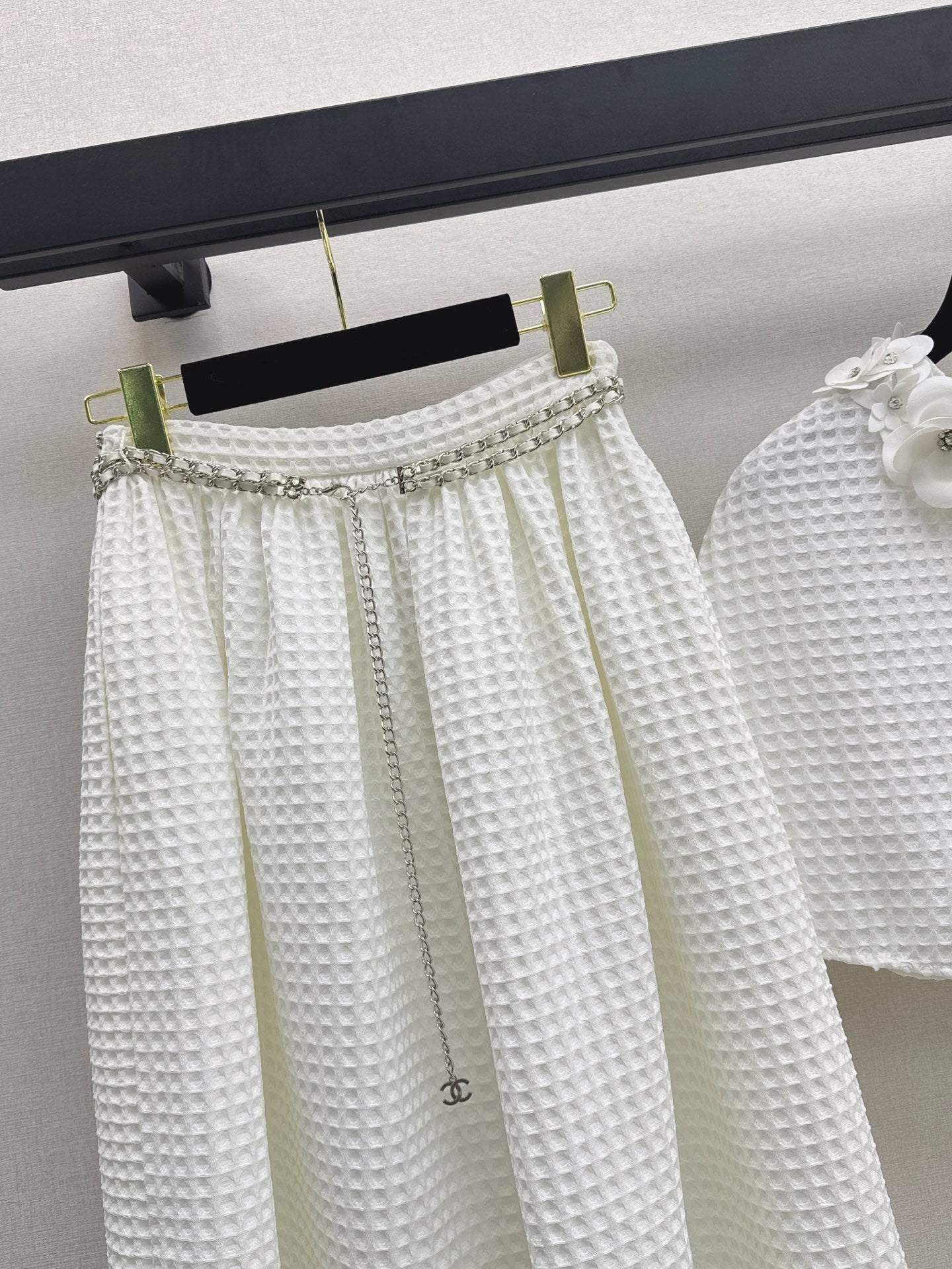 Chan 25ss woven skirt