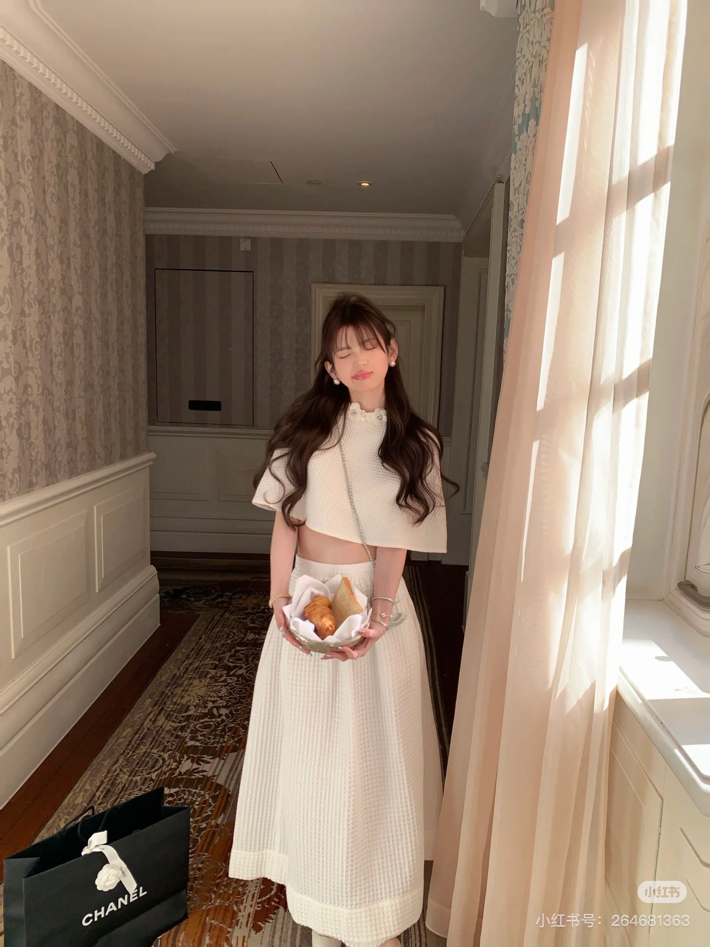 Chan 25ss woven skirt