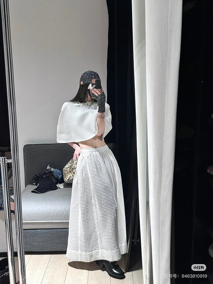 Chan 25ss woven skirt