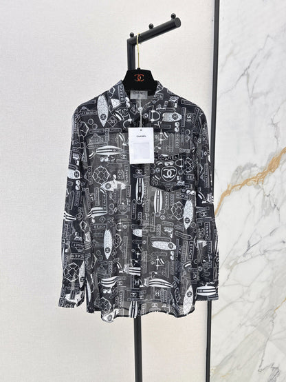 Chan 25ss print shirt