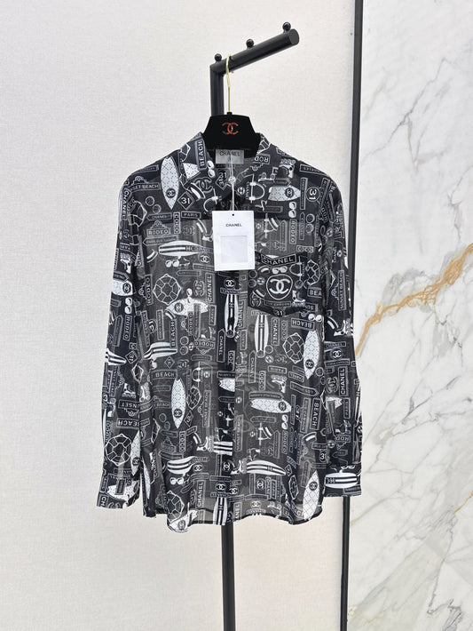 Chan 25ss print shirt