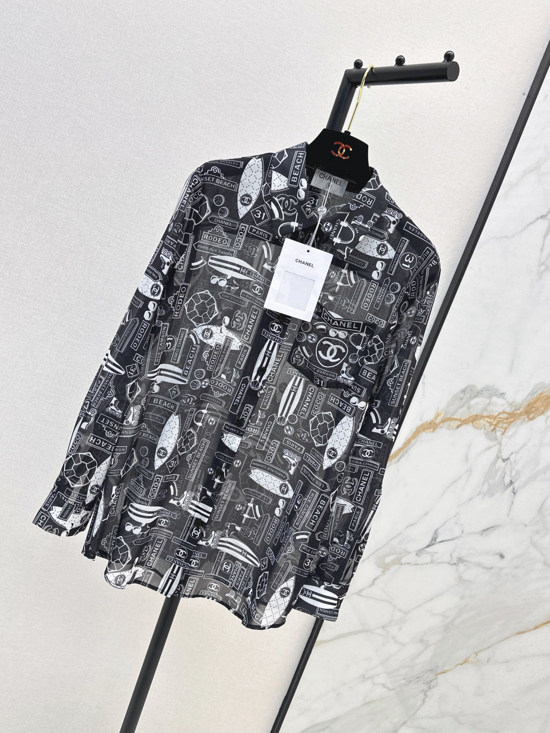 Chan 25ss print shirt