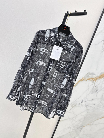 Chan 25ss print shirt