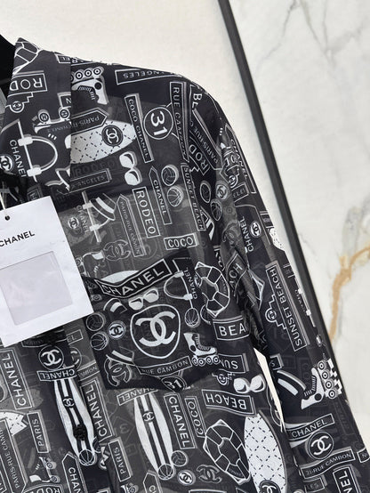 Chan 25ss print shirt