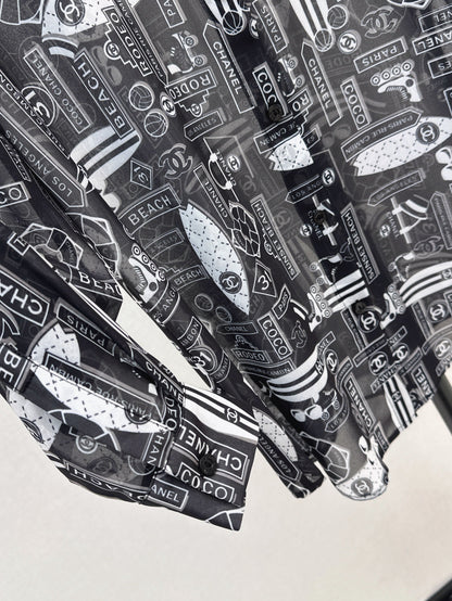 Chan 25ss print shirt
