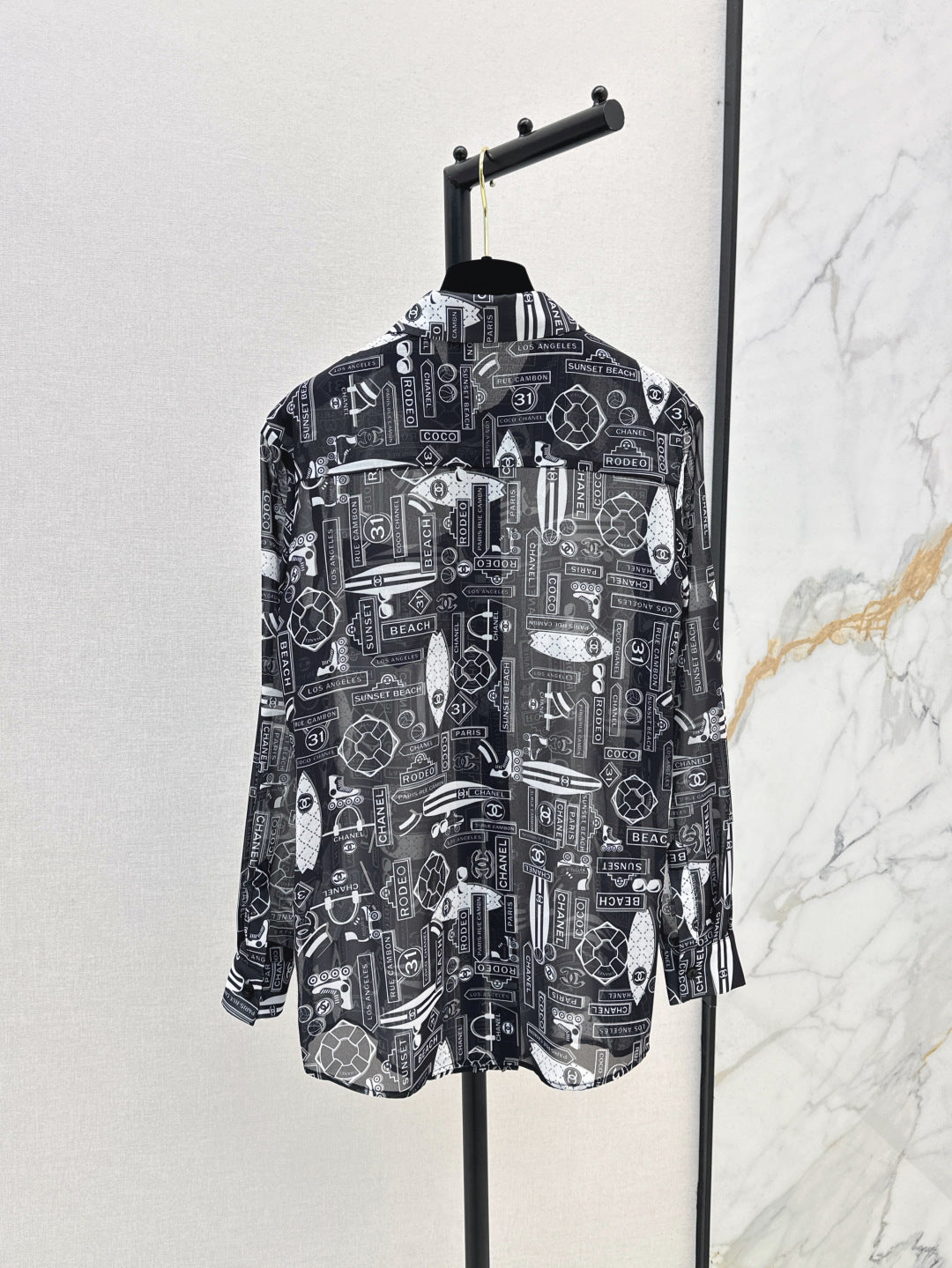 Chan 25ss print shirt