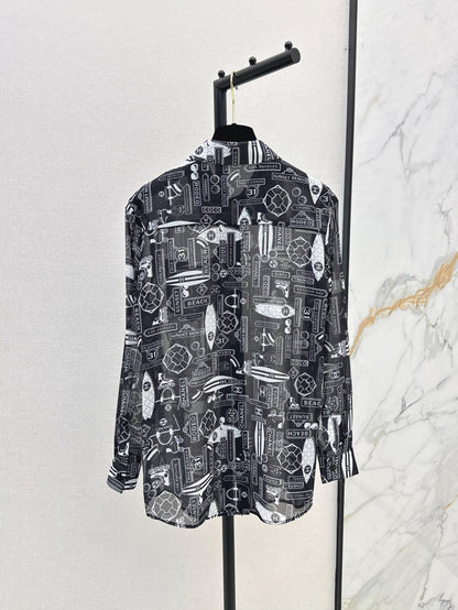 Chan 25ss print shirt