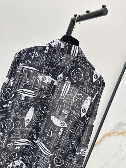 Chan 25ss print shirt