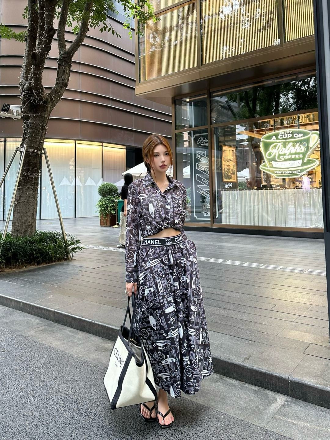 Chan 25ss print shirt