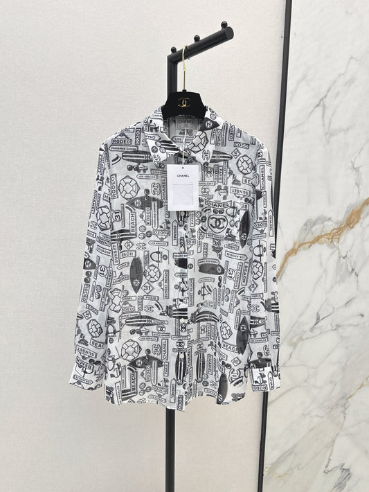 Chan 25ss print shirt