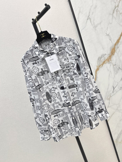 Chan 25ss print shirt