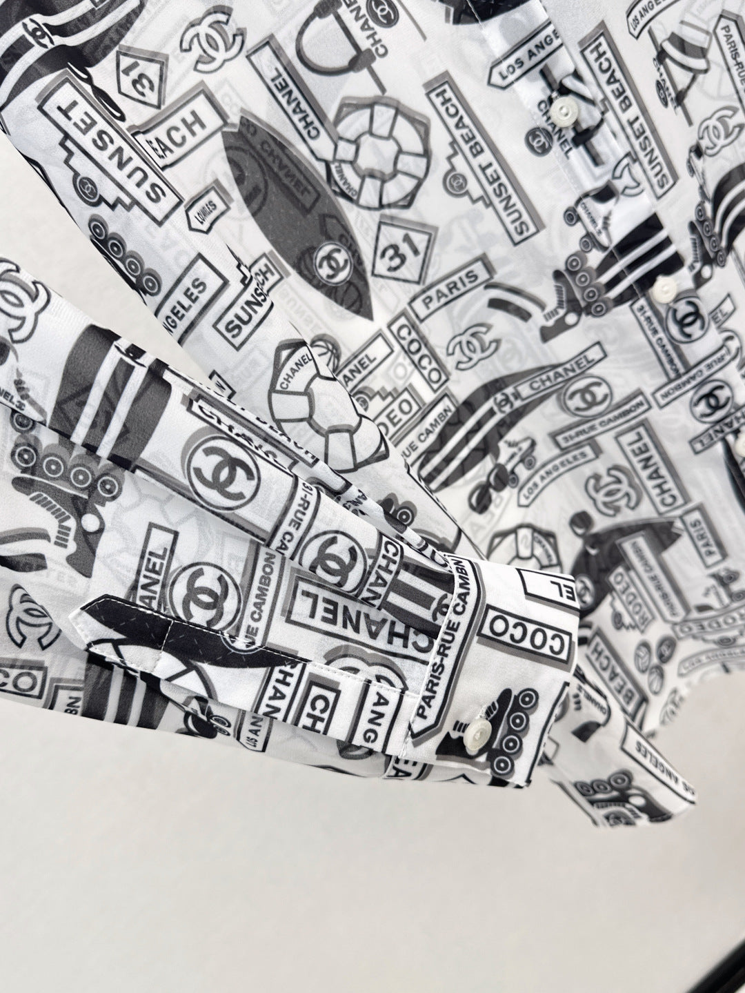 Chan 25ss print shirt