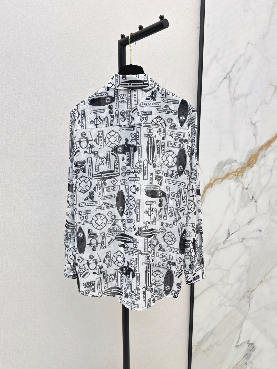 Chan 25ss print shirt