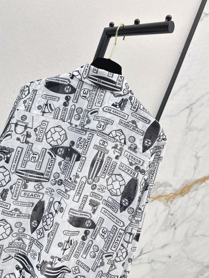 Chan 25ss print shirt