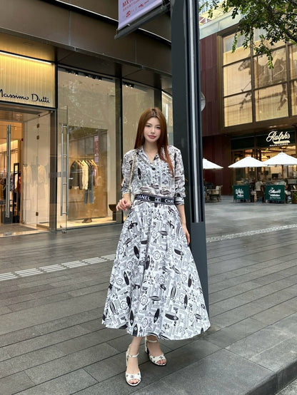 Chan 25ss print shirt