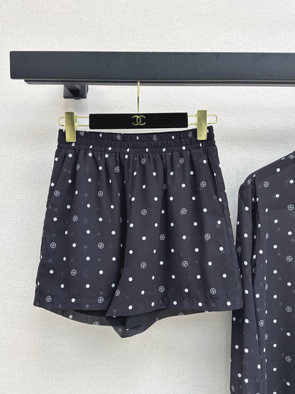 Chan 25ss print shirt suit