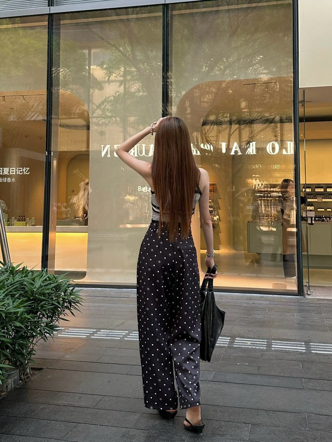 Chan 25ss print pants