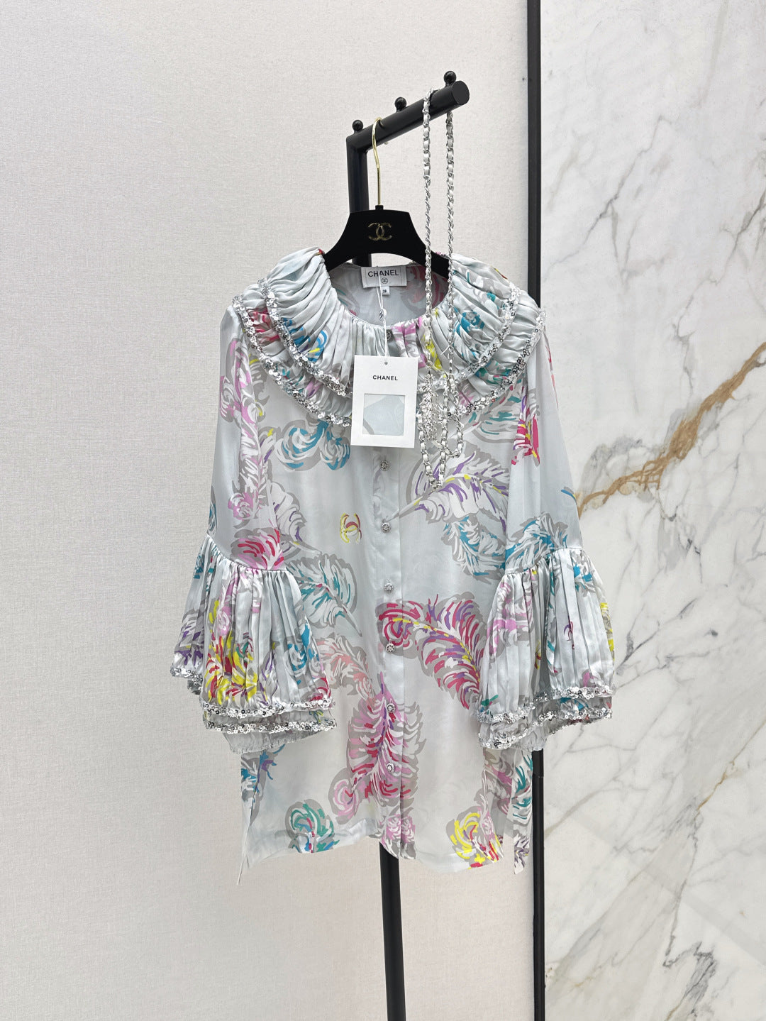 Chan 25ss silk shirt