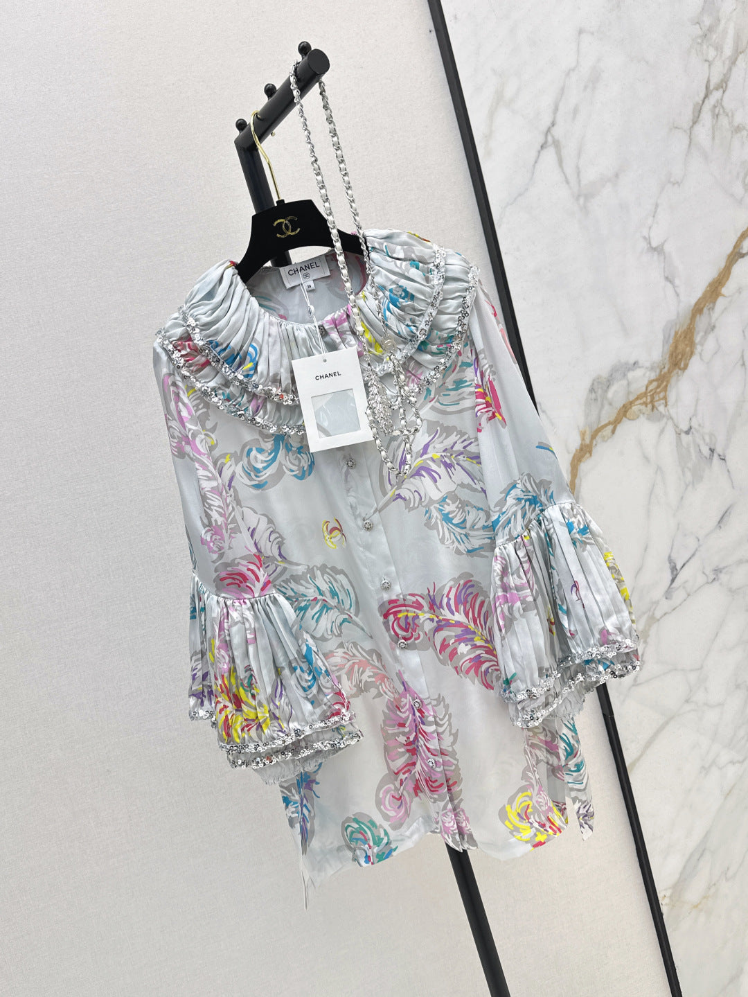 Chan 25ss silk shirt
