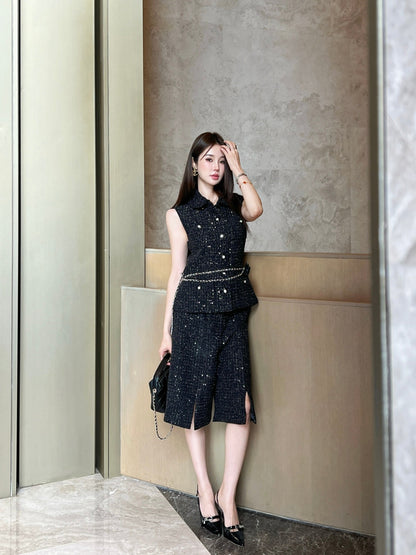 Chan 25ss woven suit