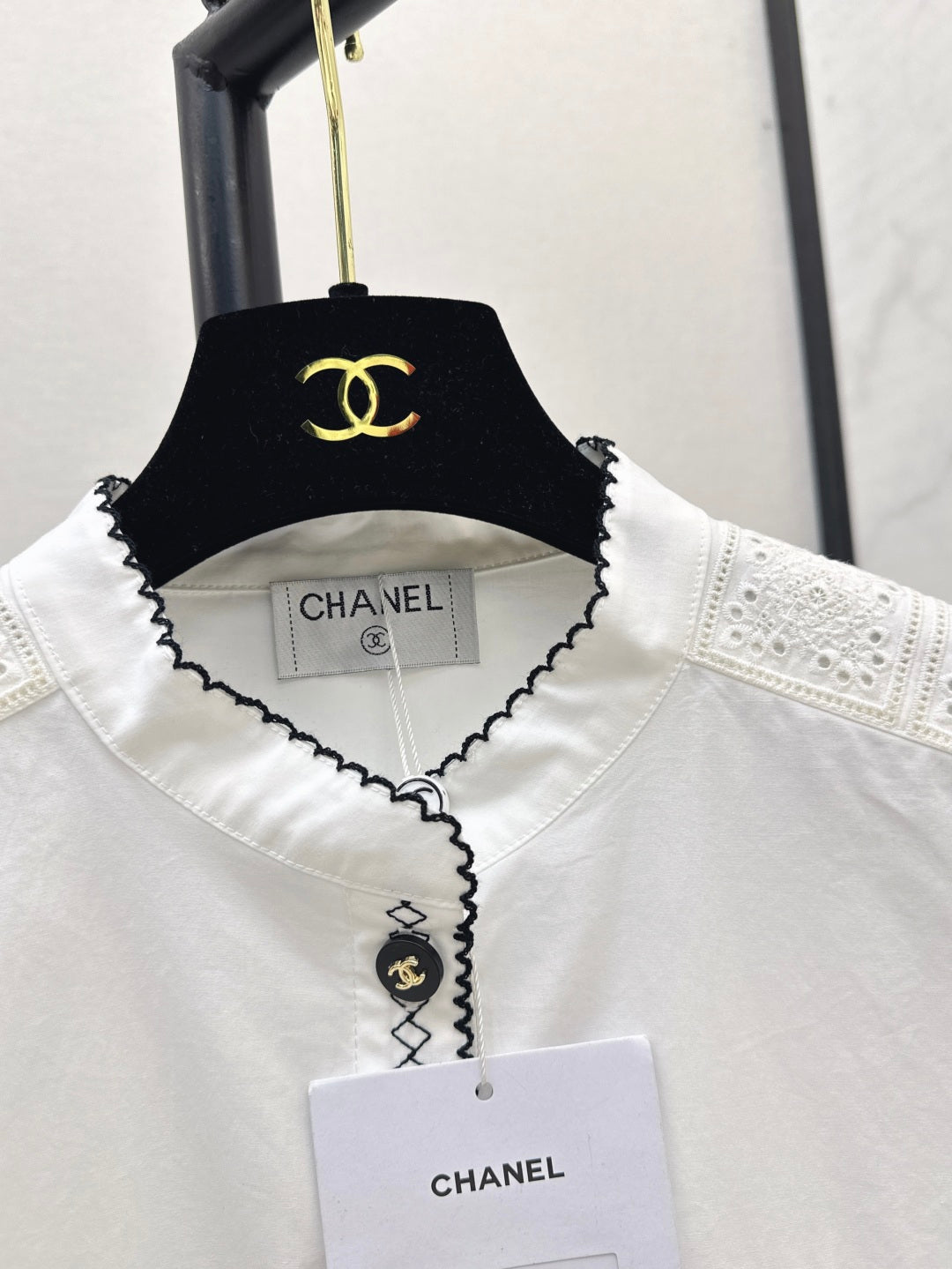 Chan 25ss embroidered shirt
