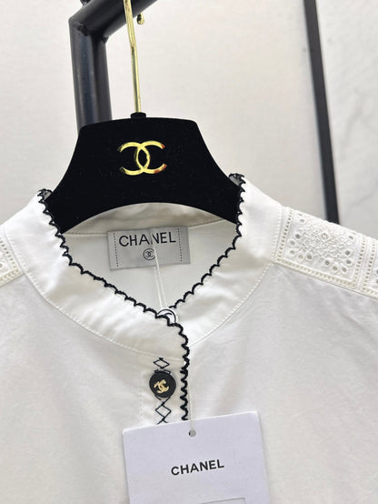 Chan 25ss embroidered shirt