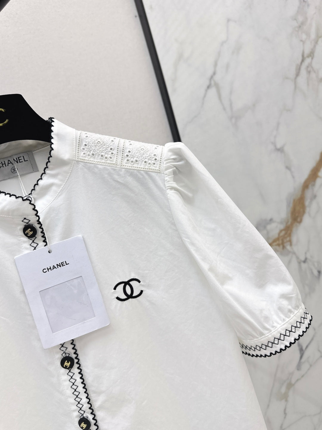 Chan 25ss embroidered shirt