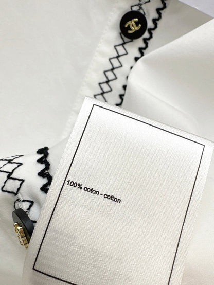 Chan 25ss embroidered shirt