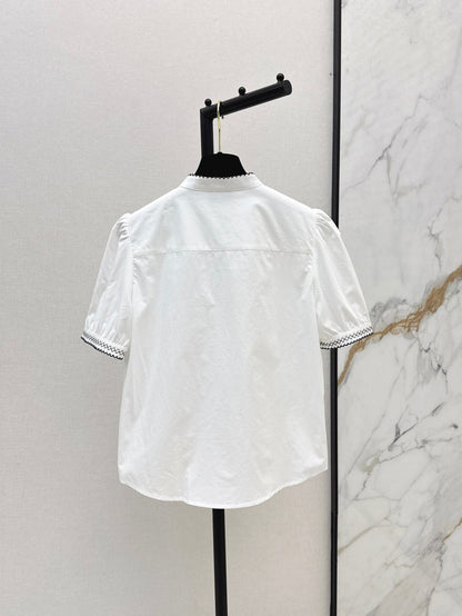 Chan 25ss embroidered shirt