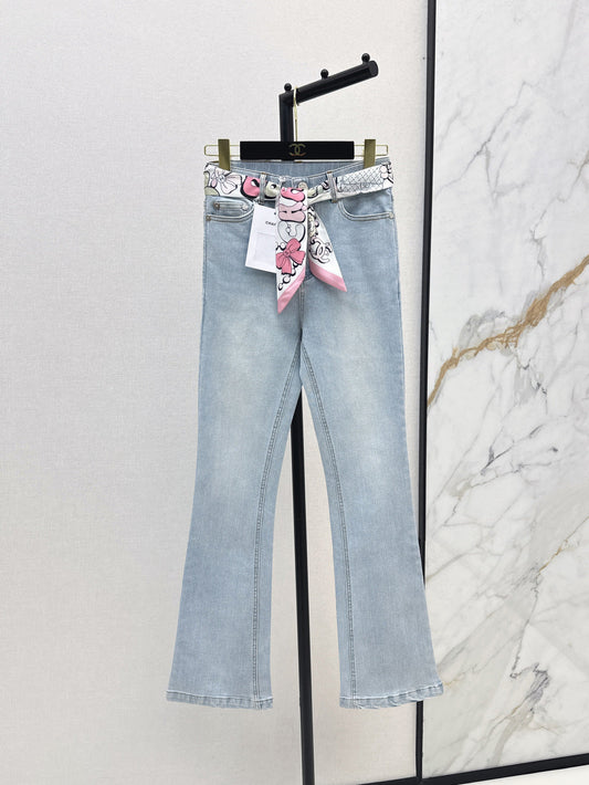 Chan 25ss scarf jeans