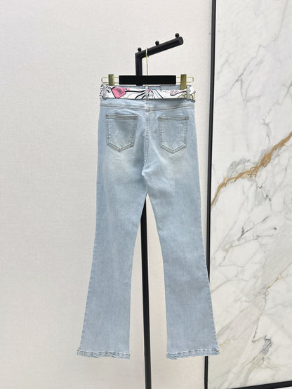 Chan 25ss scarf jeans