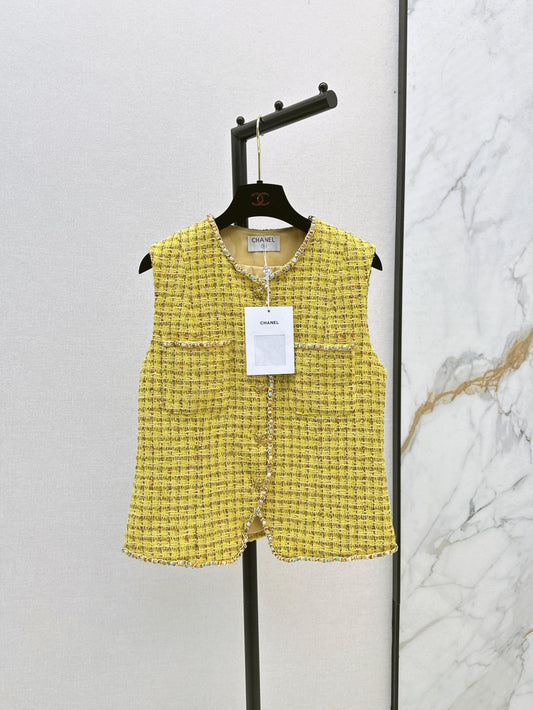 Chan 25ss woven vest