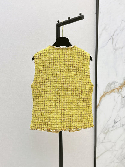 Chan 25ss woven vest
