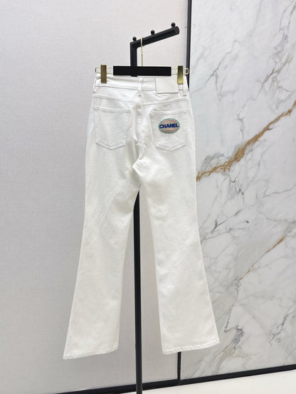 Chan 25ss embroidered jeans