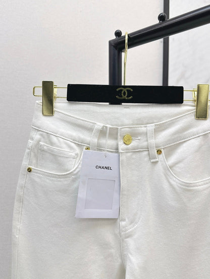 Chan 25ss embroidered jeans