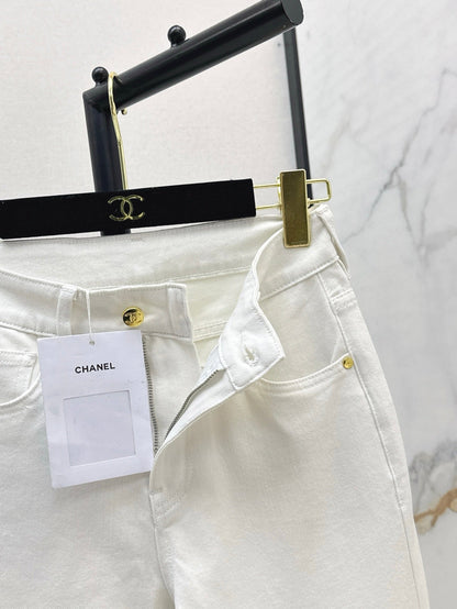 Chan 25ss embroidered jeans