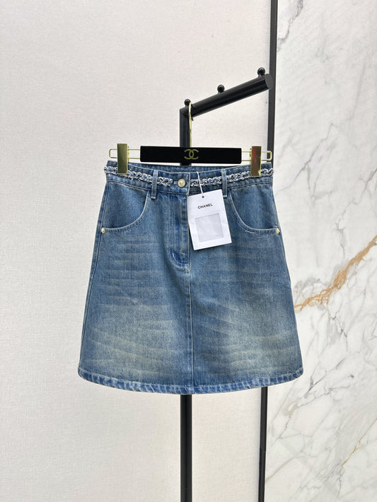 Chan 25ss denim skirt