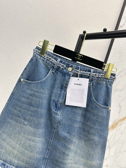 Chan 25ss denim skirt