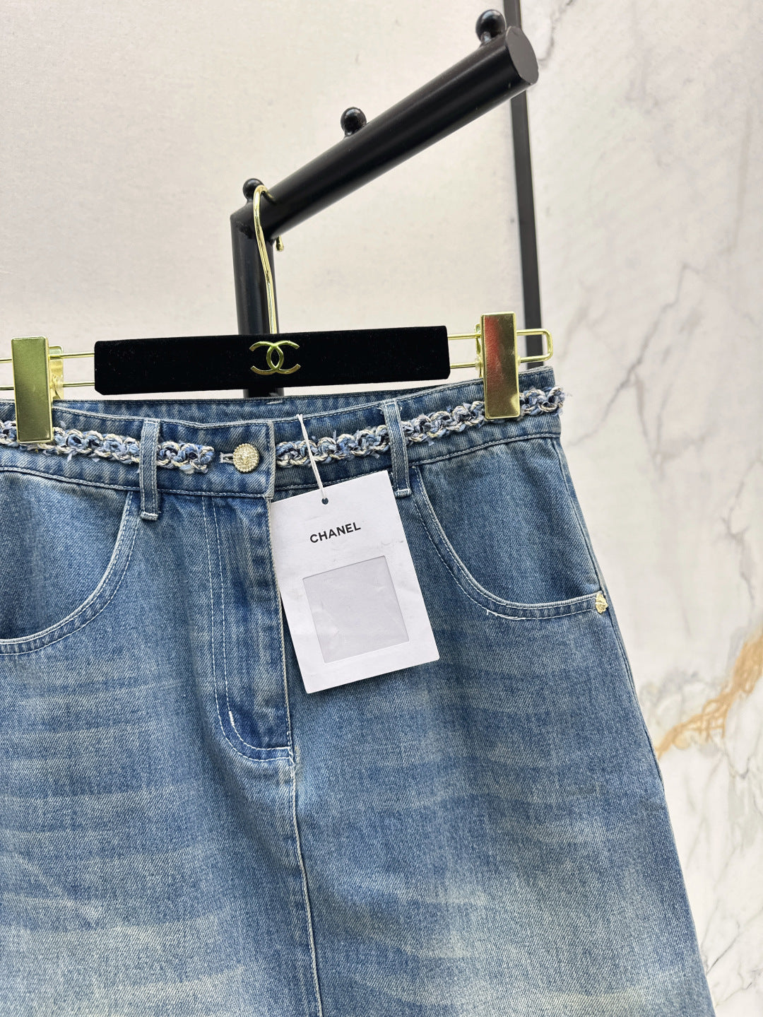 Chan 25ss denim skirt