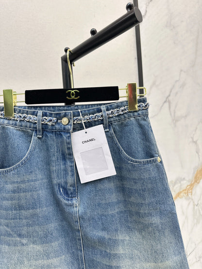 Chan 25ss denim skirt