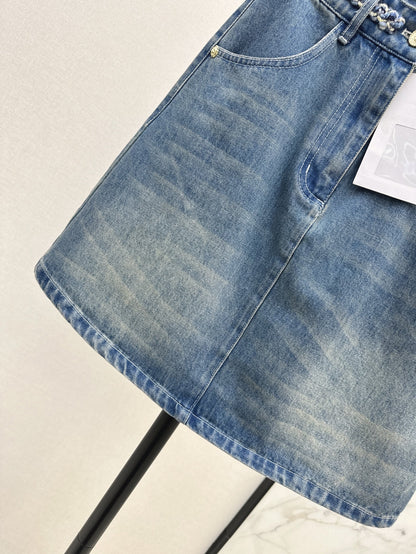 Chan 25ss denim skirt
