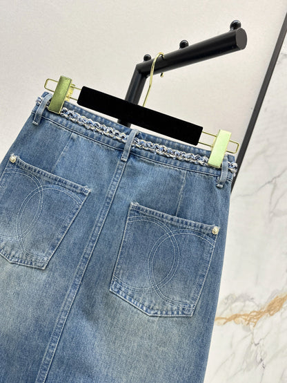 Chan 25ss denim skirt