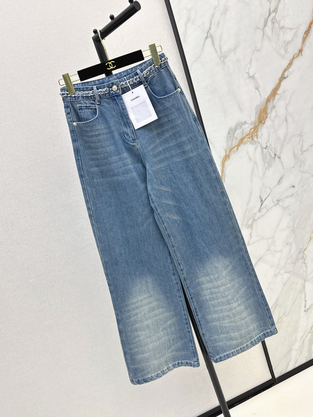 Chan 25ss belt jeans