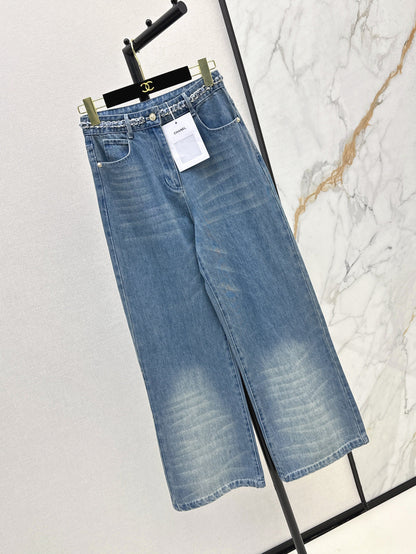 Chan 25ss belt jeans