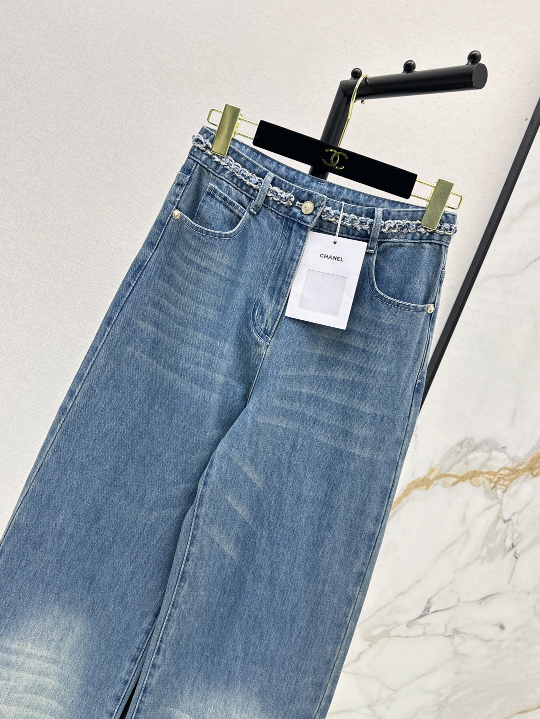 Chan 25ss belt jeans