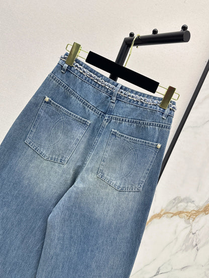 Chan 25ss belt jeans