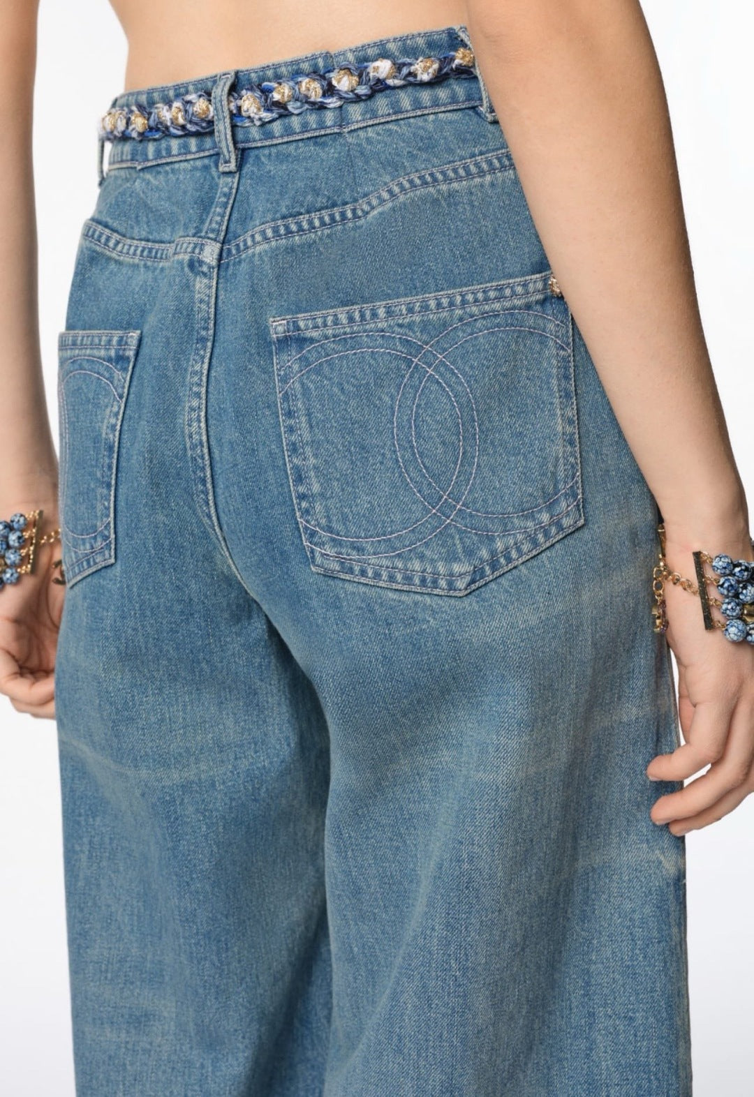 Chan 25ss belt jeans
